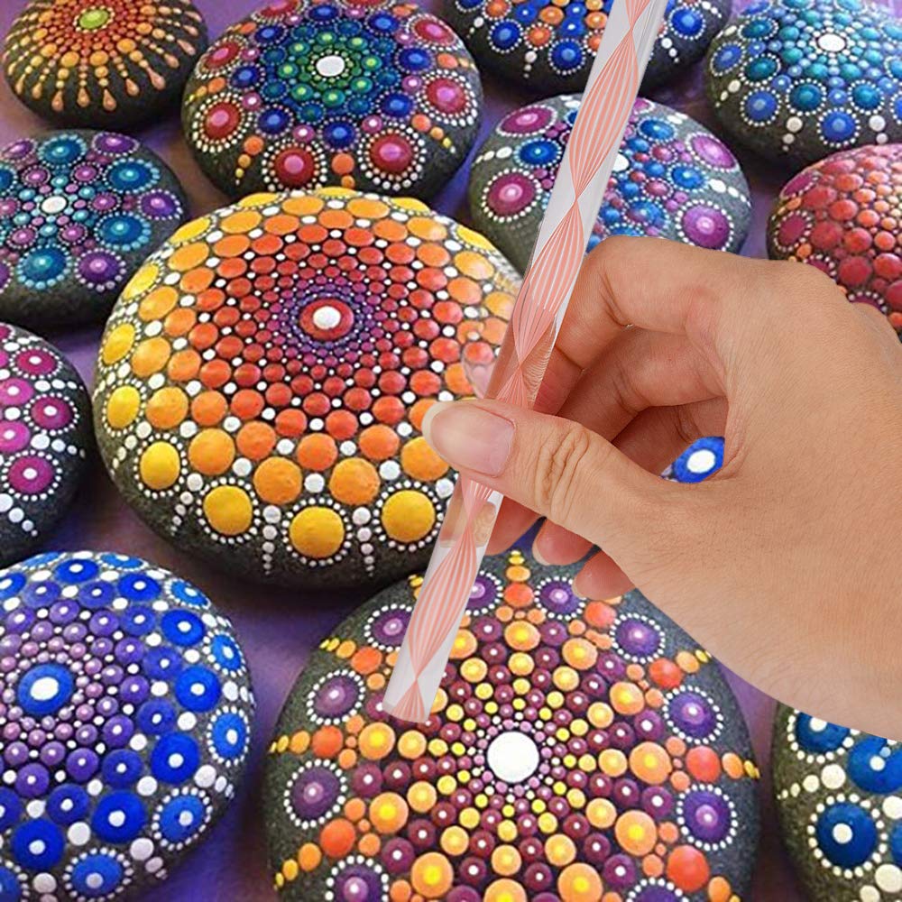 Steine Punktierung Mandalas Naturlich Schone Kunst